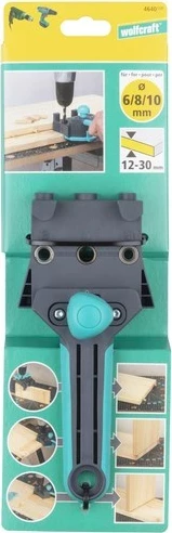 Dowelmaster Wolfcraft, 4640000, për bashkime druri, E zezë