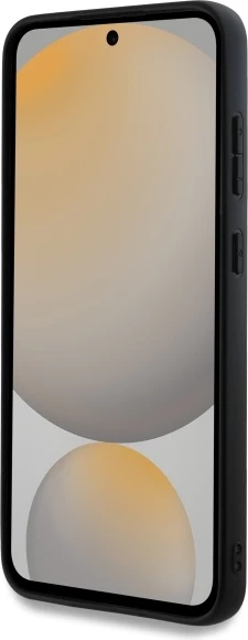 Mbështjellës Karl Lagerfeld KLHCS24FEPGKLKCPK për Samsung Galaxy S24 FE, i fortë, Monogram Karl & Choupette, zi