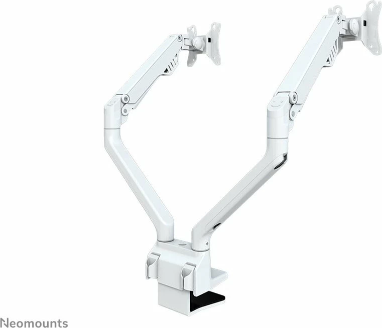 Mbajtës tavoline për dy monitorë Neomounts FPMA-D750DWHITE, i bardhë