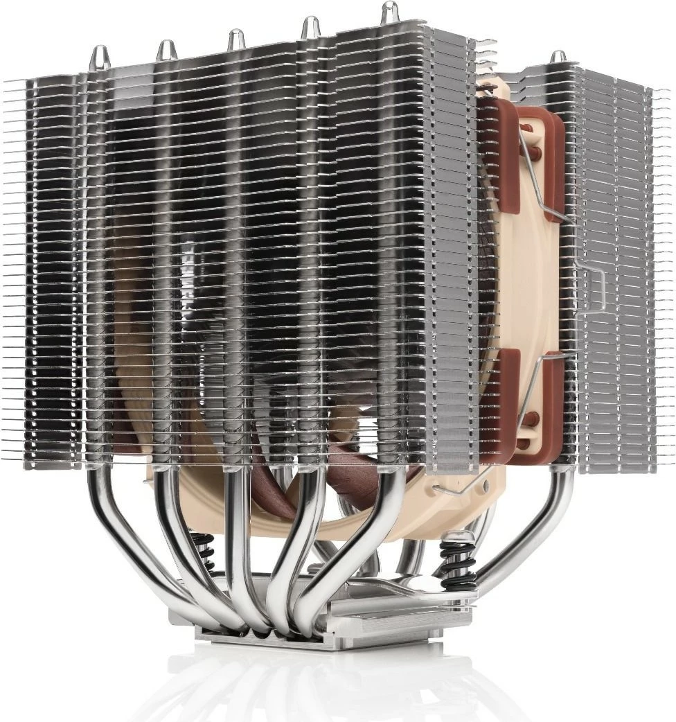 Ftohës ajri NOCTUA NH-D12L për procesor, 125mm, 2000RPM, ngjyrë argjend/kafe
