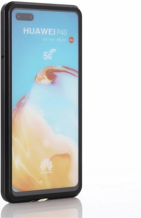 Mbështjellës Wozinsky Magnetic Cam Slider Case për Huawei P40, Full Body Cover, i zi