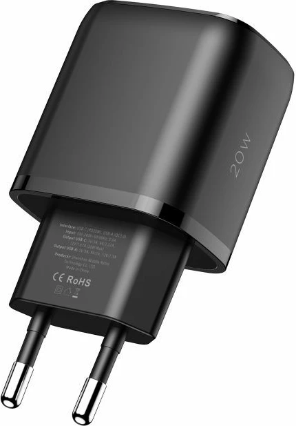 Karikues murit Tech-Protect C20W, 20W, 2 porta USB-C & USB-A, i zi