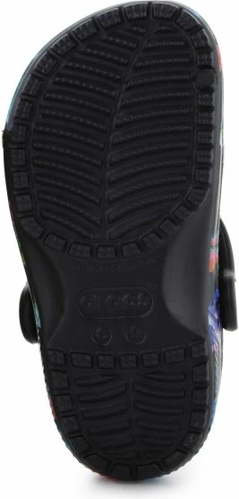 Atlete për fëmijë Crocs Classic Dino Clog Jr, të zezë