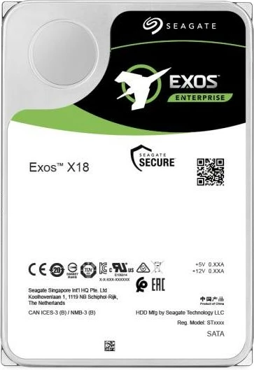 Hard disk Seagate Exos X18 16TB, SATA 6Gb/s, 7200RPM, 3.5", i zi
