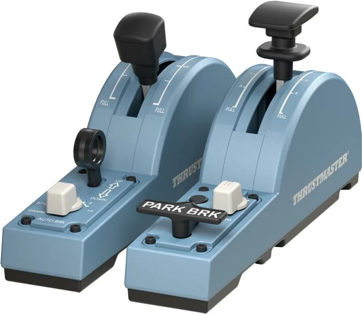 Modul shtesë throttle Thrustmaster TCA Quadrant Add-On Airbus Edition, 2 copë, blu