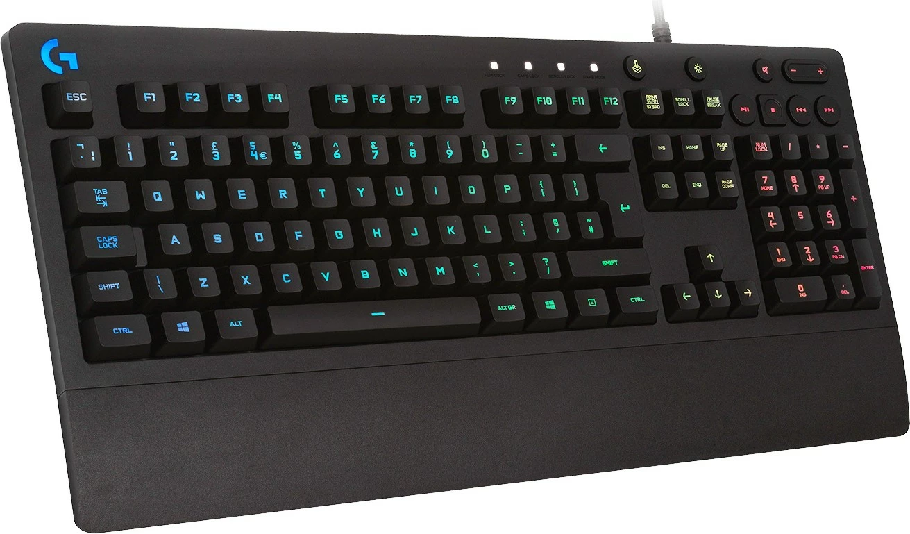 Tastierë gaming Logitech G213 Prodigy, full-size, RGB LED, QWERTZ, e zezë