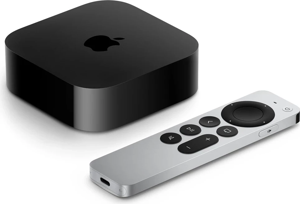 Apple TV 4K 64 GB Wi-Fi, E zezë, E argjendtë