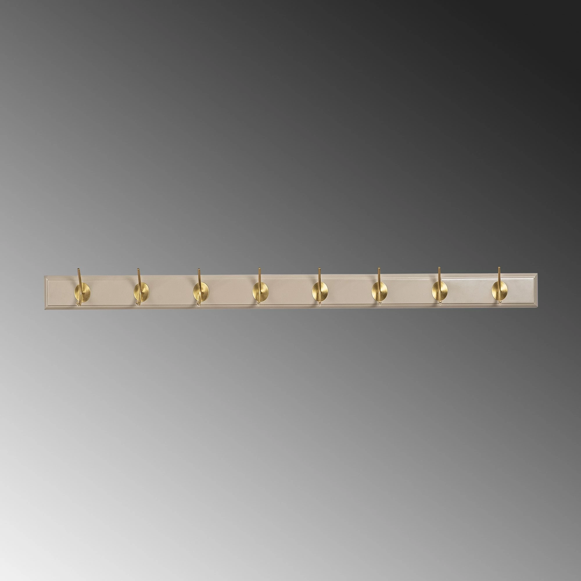 Varëse muri prej druri, ngjyrë e bardhë dhe ari, Skye Decor, ASK-011, 100x7x8 cm