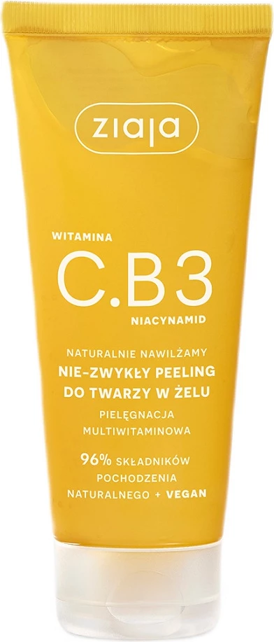 Peeling për fytyrë Ziaja Vitamin C.B3 - Unusual Gel Face Peel për femra, 100ml