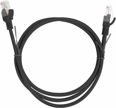 Kabllo rrjeti Lanberg PCU6-10CC-0200-BK Cat6 U/UTP 2 m e zezë
