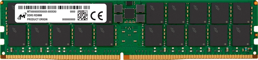 RAM Memorje Micron DDR5 RDIMM 16GB 5600MHz CL46 ECC (Single Pack)
