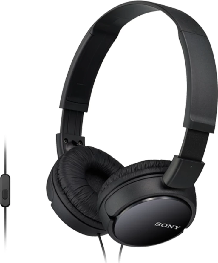 Kufje, Sony MDR-ZX110AP (MPN MDRZX110APB.CE7), me mikrofon në kabllo, me tel, të palosshme, të zeza