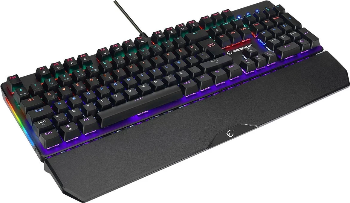 Tastierë mekanike Rampage KB-R86 UMBRA Blue Switch, e zezë