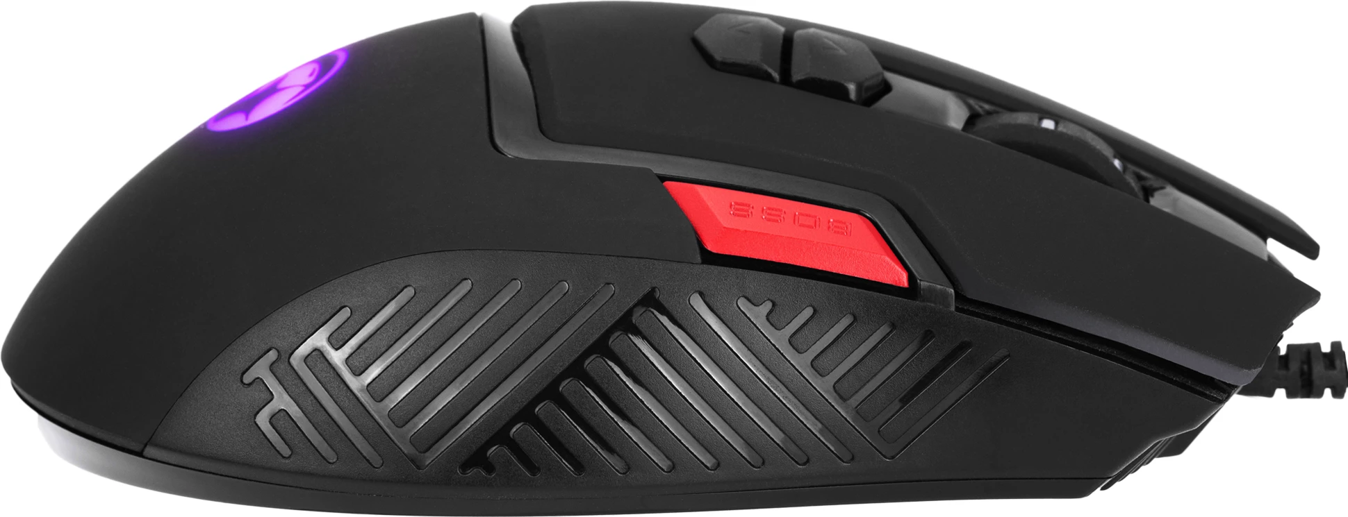Maus Marvo M355 gaming, me kabllo USB, RGB, deri 7200 DPI, 9 butona, i zi