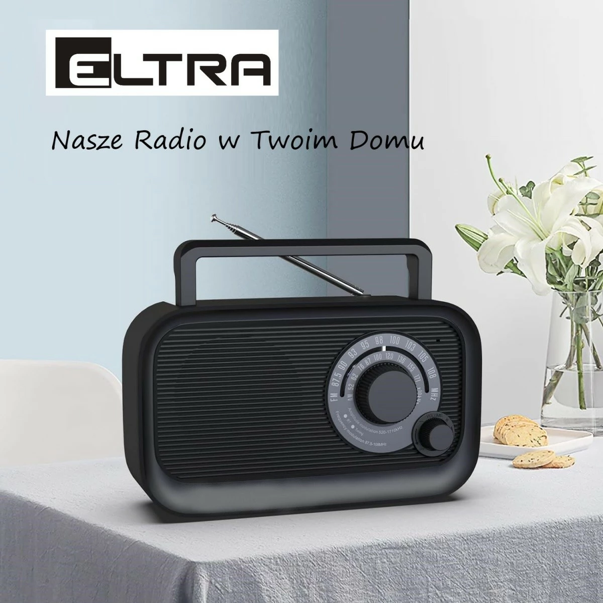 Radio Eltra HANIA, mono, FM/LW, e zezë