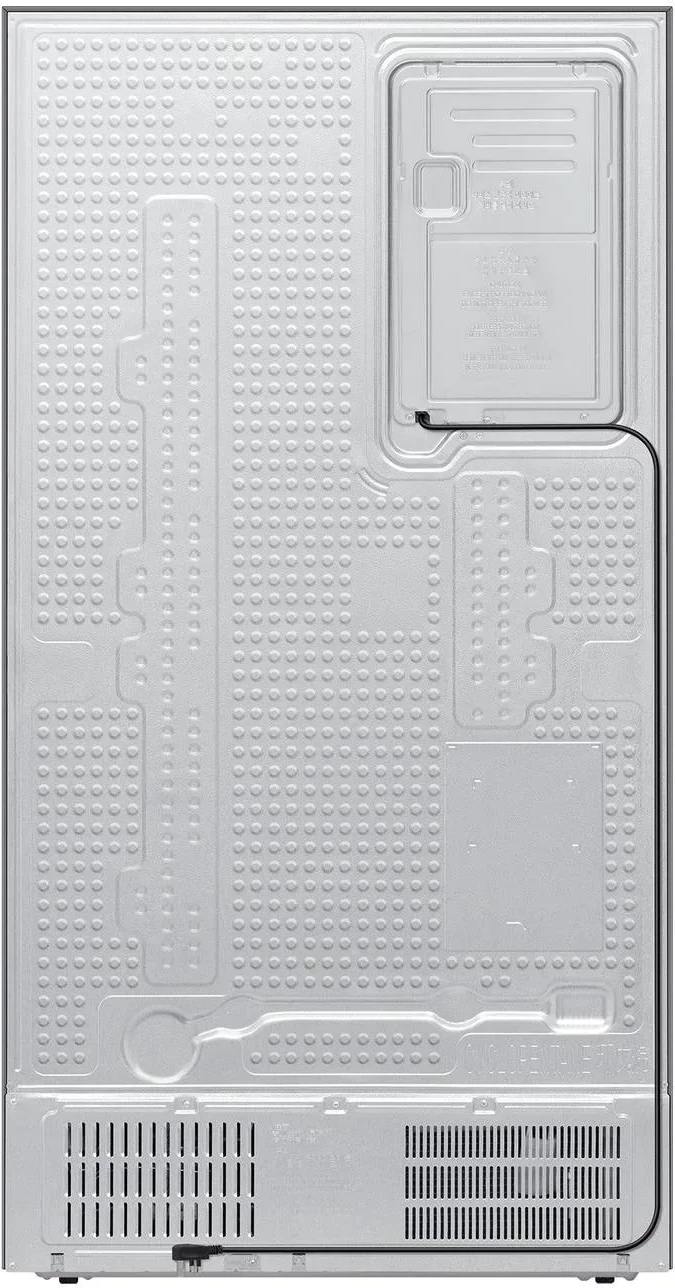 Frigorifer Side by Side Samsung RS70F65QETEO 659 L, AI Energy Mode, Mono Cooling, Wi‑Fi SmartThings, klasa energjike E, 36 dBA, argjend metalik mat