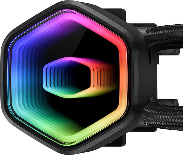 Ftohës me ujë Cooler Master MasterLiquid 360 Core II ARGB, i zi