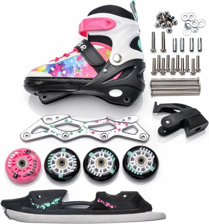Rollera/Patina për vajza Meteor 4në1 Painter M 34-37