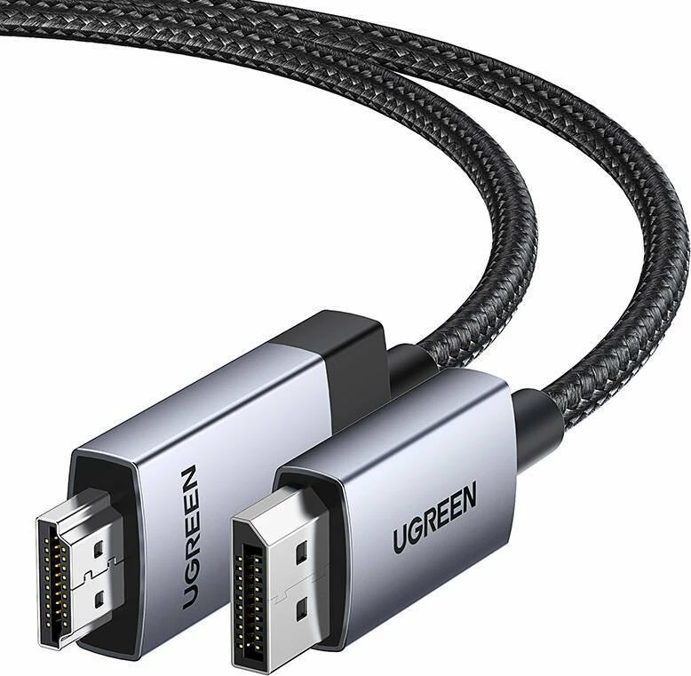 Kabllo DisplayPort në HDMI Ugreen DP119/15774 2m 4K@60Hz, gri