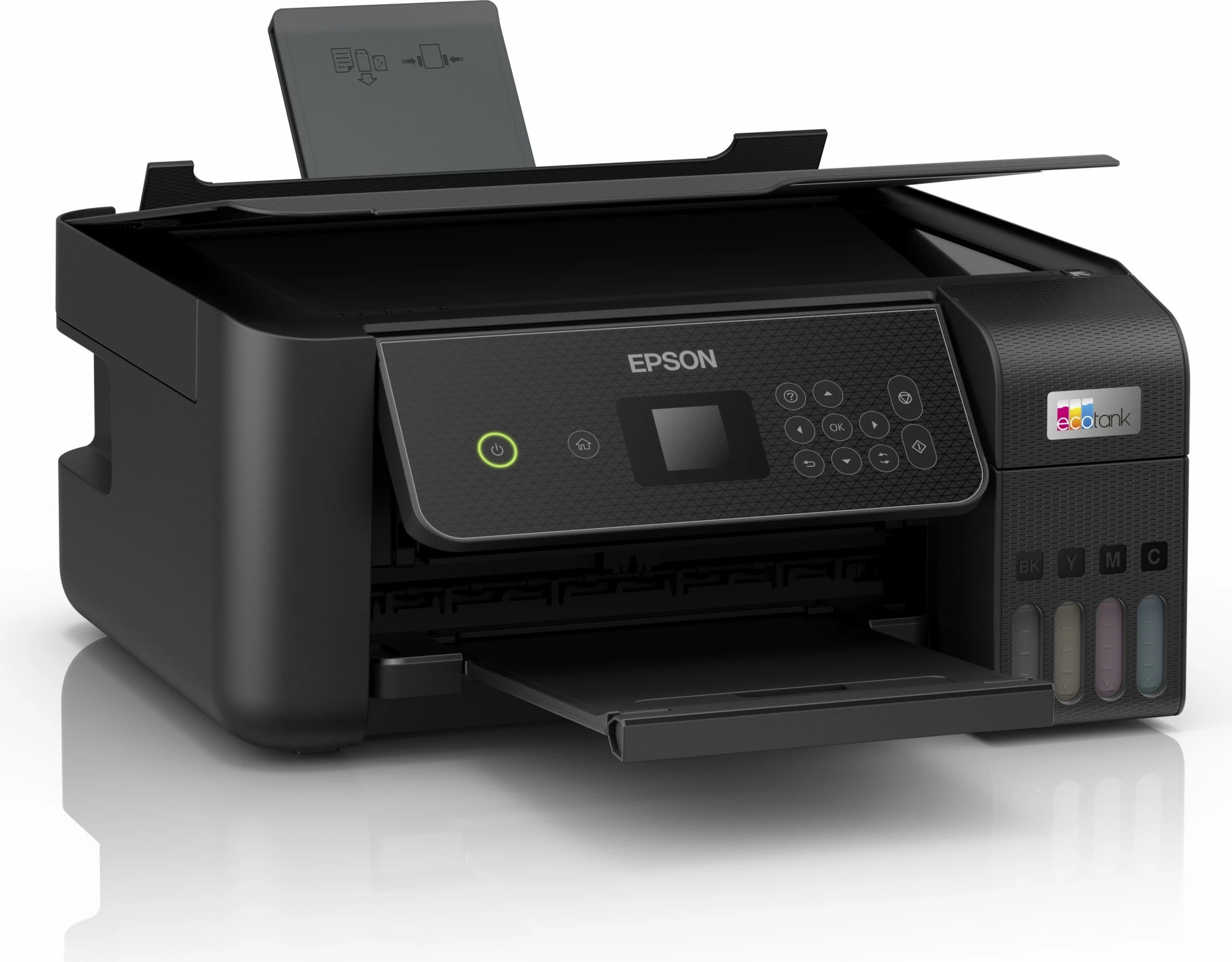 Printer Epson EcoTank ET-2870, Inkjet, Printim me ngjyra, 5760 x 1440 DPI, A4, Printim direkt, E zezë