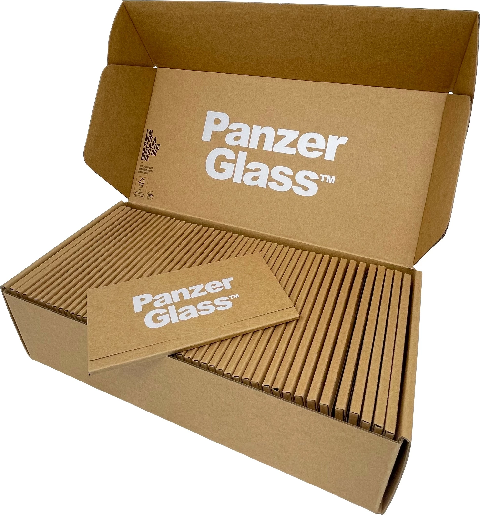 Xham mbrojtës PanzerGlass për iPhone SE/8/7/6/6s, E2E, antibakterial, i zi