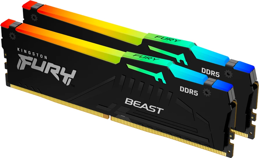 RAM Memorje Kingston FURY Beast RGB EXPO 64GB (2x32GB) DDR5 6000MT/s CL30 DIMM kit 2