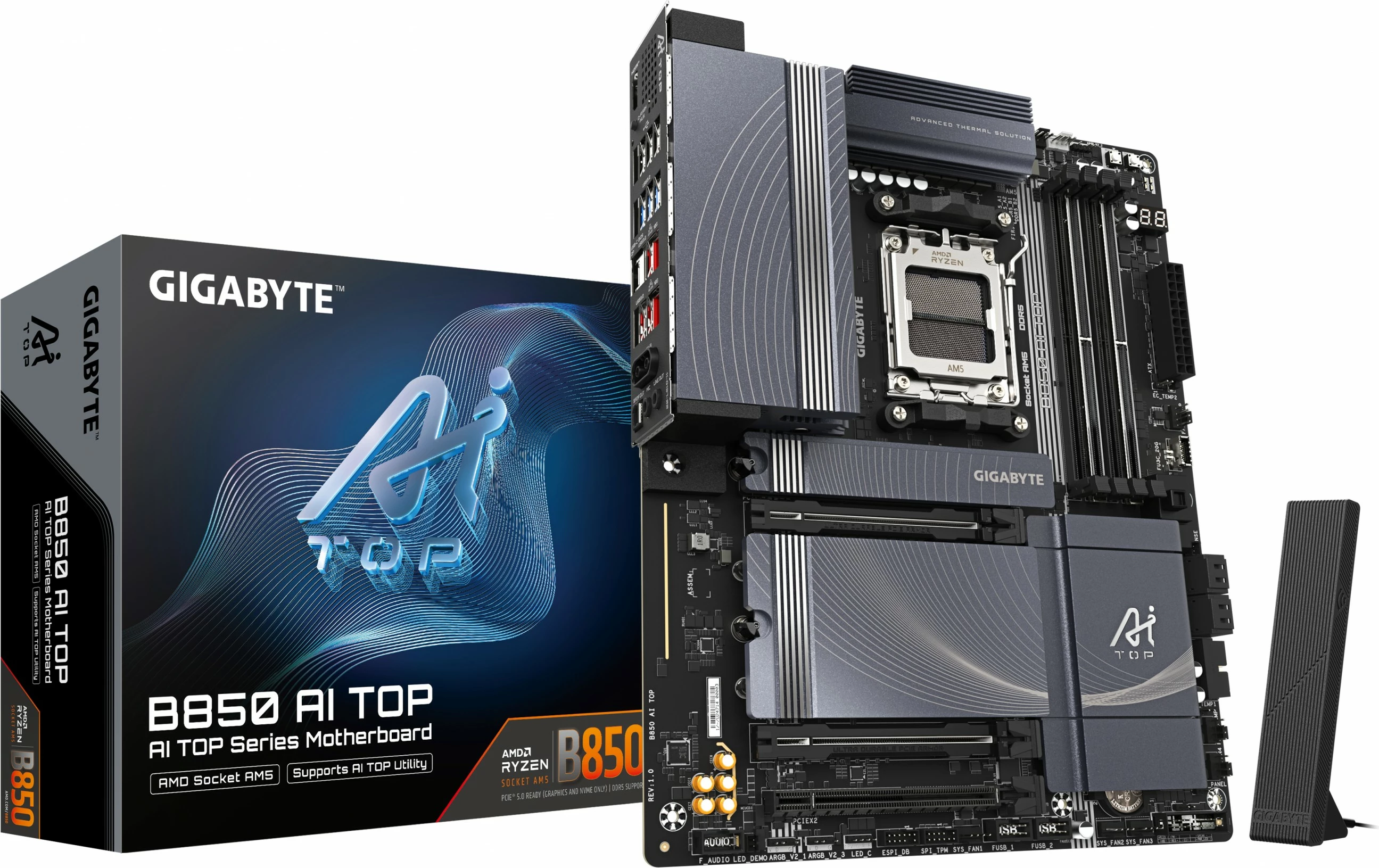 Pllakë amë Gigabyte B850 AI TOP, AM5