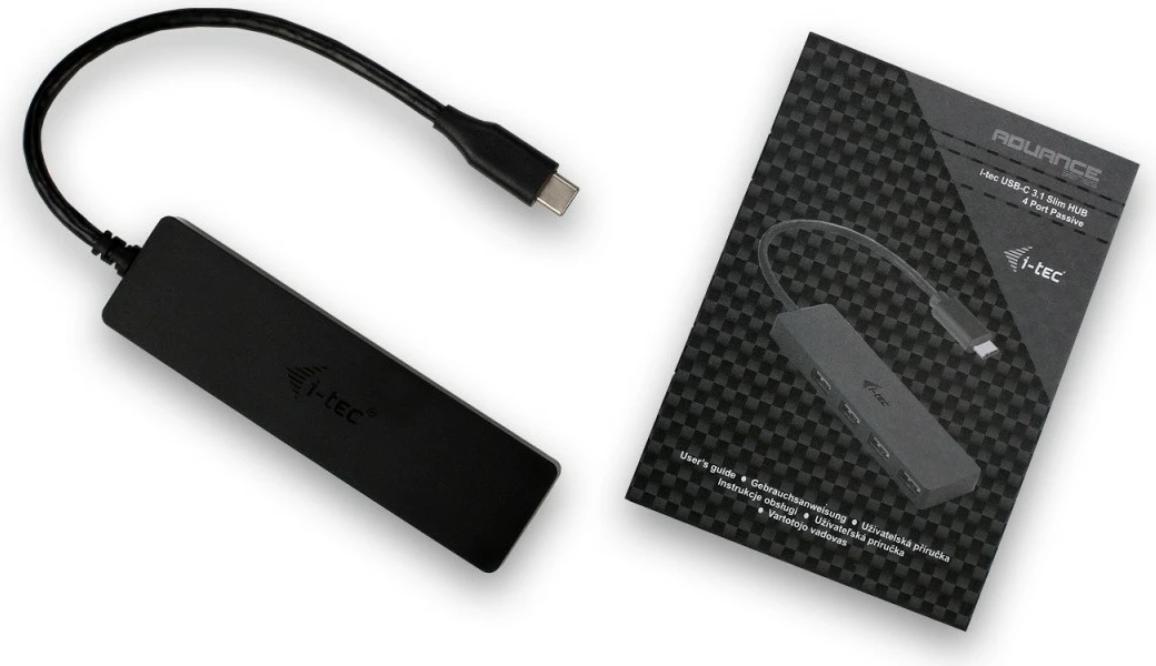 HUB USB-C i-tec C31HUB404, 4x USB 3.0, pasiv, i zi