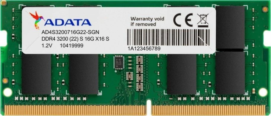 RAM Memorje ADATA Premier AD4S320016G22-SGN DDR4 SO-DIMM 16GB 3200MHz CL22, 1 modul