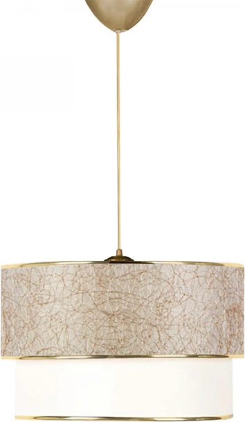 Dritë tavani PWL-1089 E27 ecru-ari D30x20cm