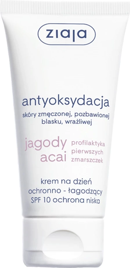 Krem dite Ziaja Jagody Acai Day Protective and Soothing Cream SPF10, 50ml