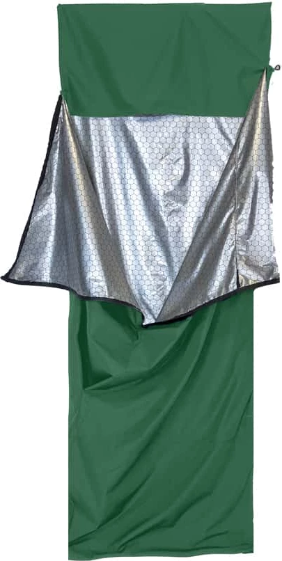 Thes gjumi izolues LayOn CozyBivy 188 x 65 cm, i gjelbër