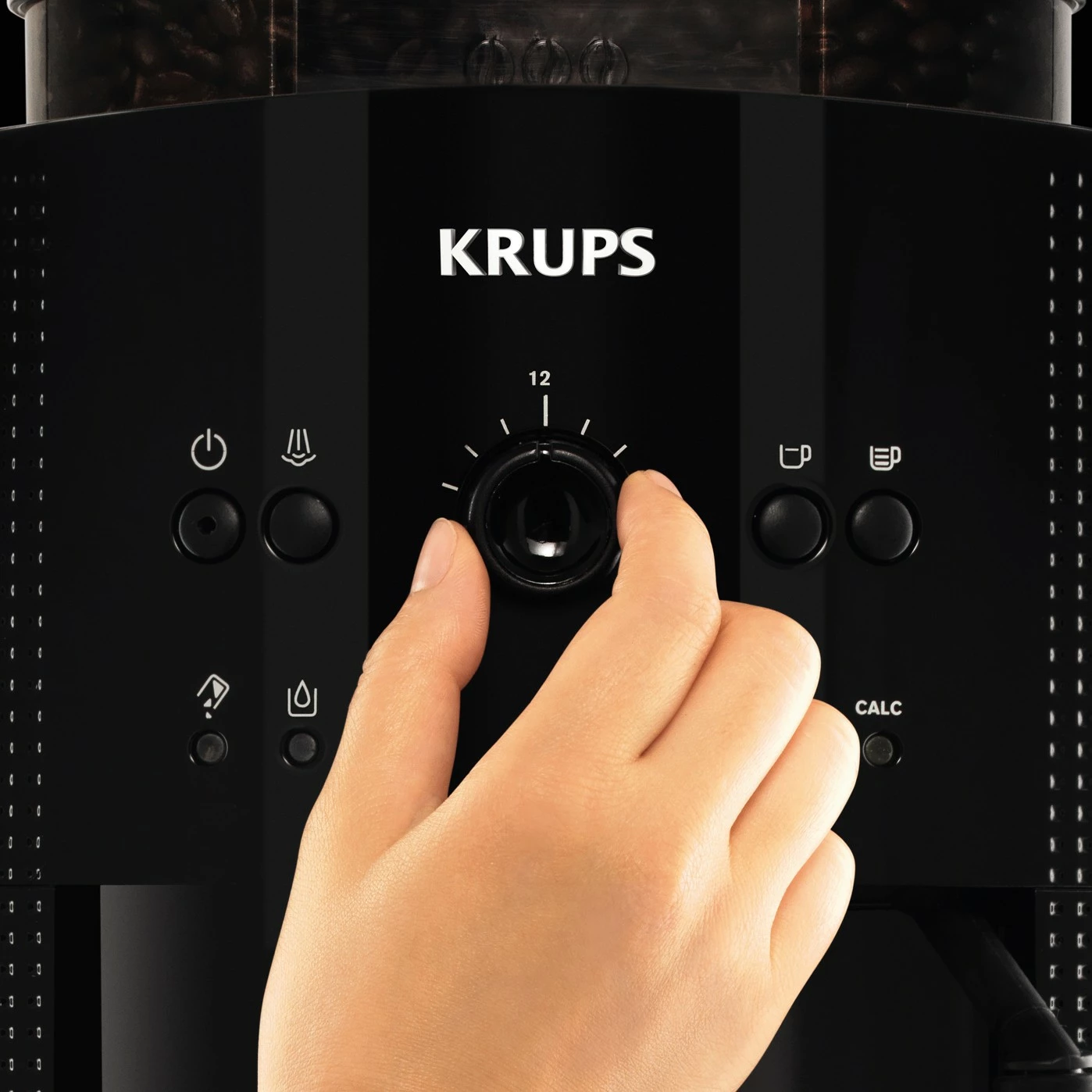 Ekspres kafeje Krups EA 8108, automatik, 1.8L, 275g, i zi