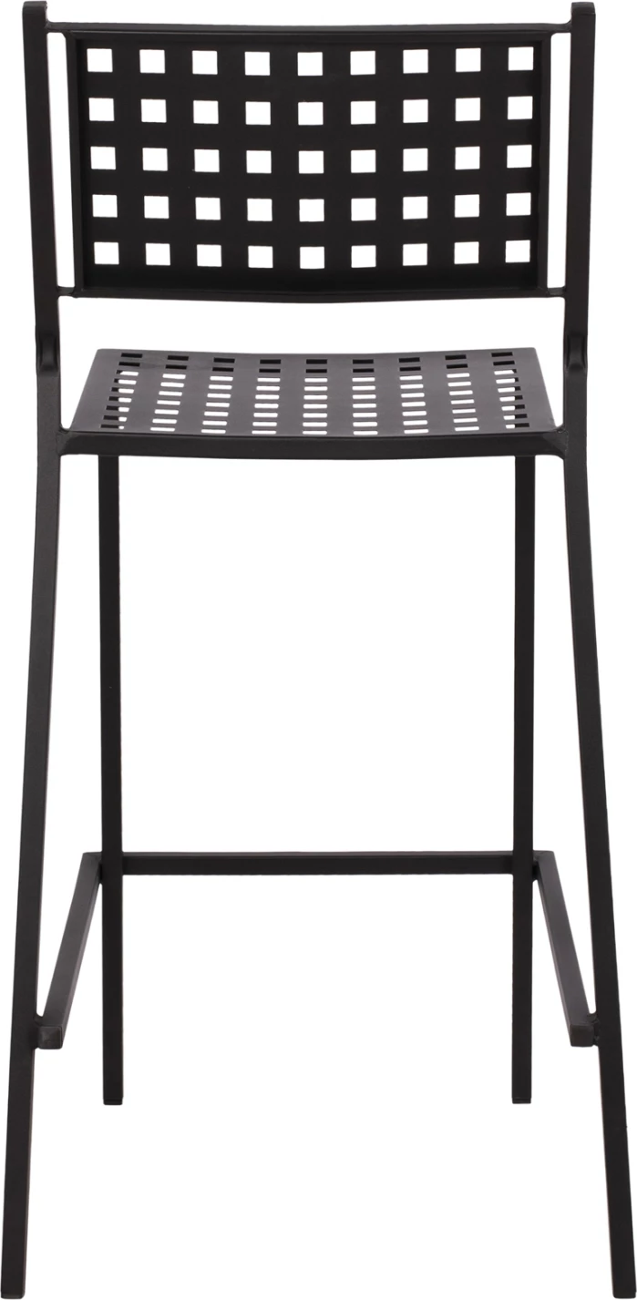 Karrige për bar Olympias Metallic FH5528.01 ngjyrë e zezë 47x58x111cm