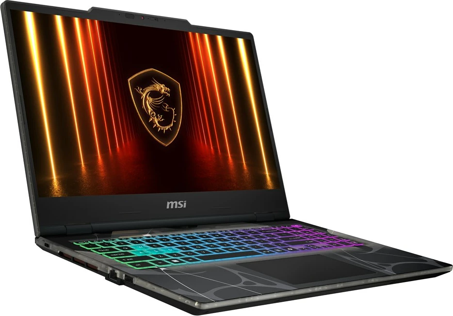 Laptop gaming MSI Cyborg 15 B2RWEKG-044XPL, 15.6", Intel Core 5 210H, 16 GB RAM, 512 GB SSD, NVIDIA RTX 5050, i zi