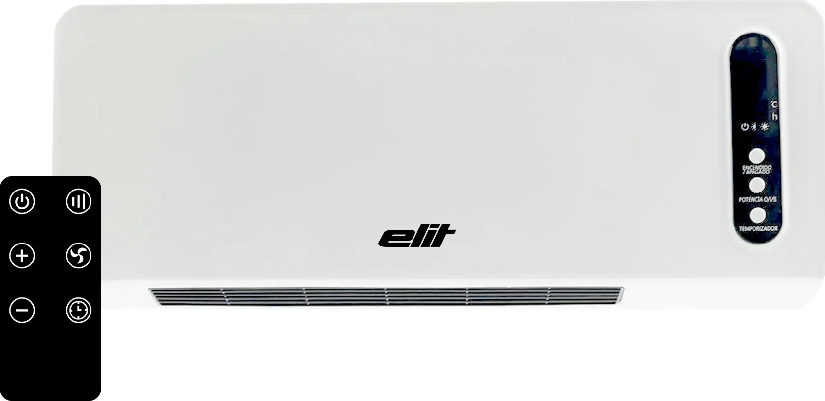 Ngrohës muri PTC, Elit PTC-22 2000W, IP22, telekomandë, timer 7.5h, i bardhë