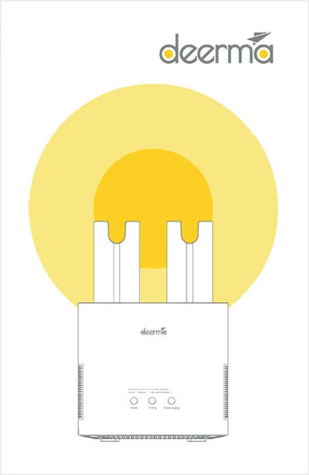 Tharëse këpucësh Deerma DEM-HX10W, e bardhë