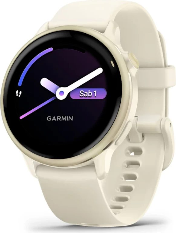 Smartwatch Garmin vívoactive® 6 – Lunar Gold, Bone Strap