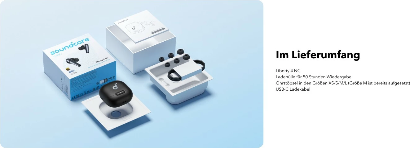 Kufje Anker Liberty 4 NC, Wireless, Calls/Music, Bardhë