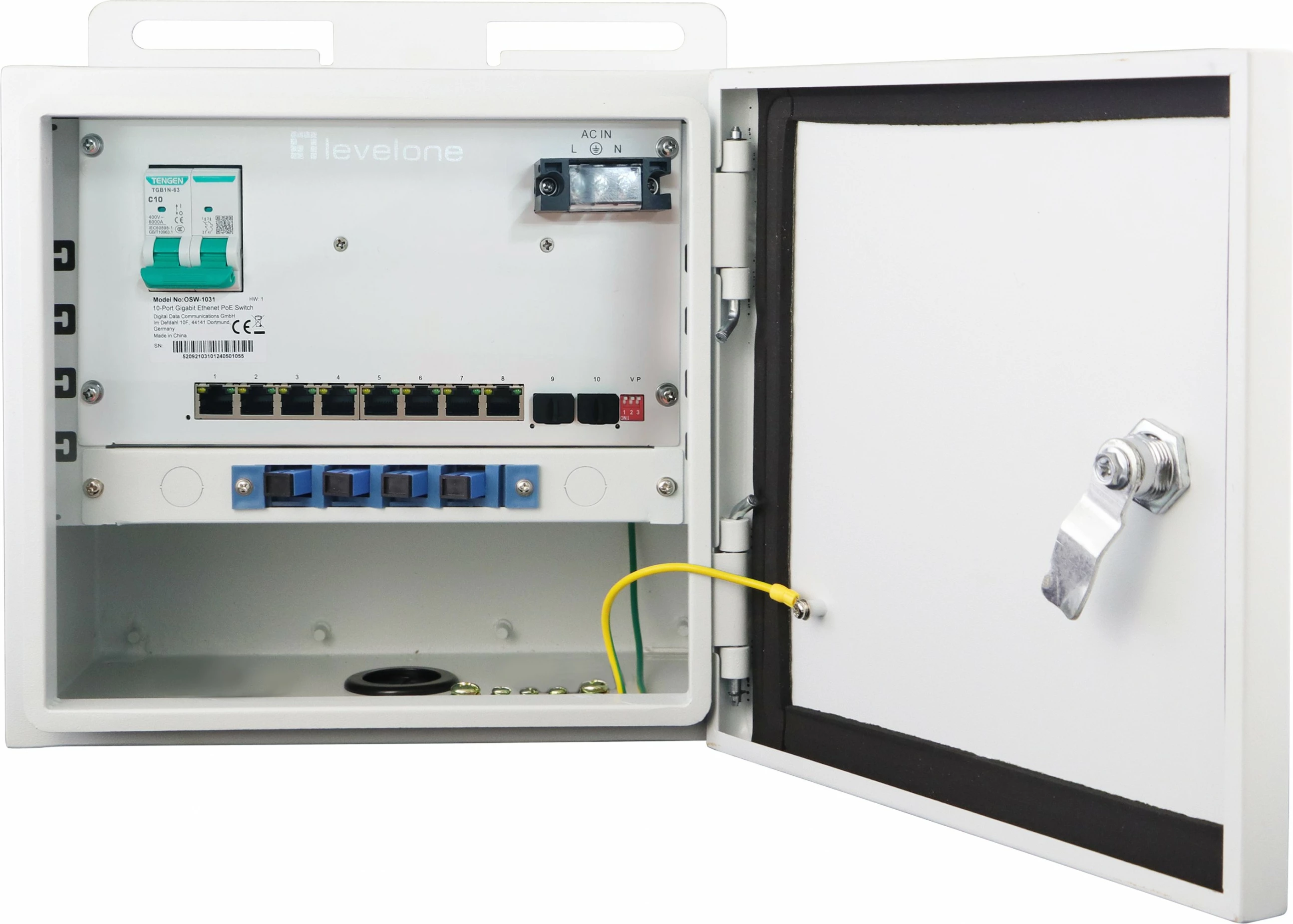 Switch Level One OSW-1031, 8x 2.5G PoE, 10x GE, i zi