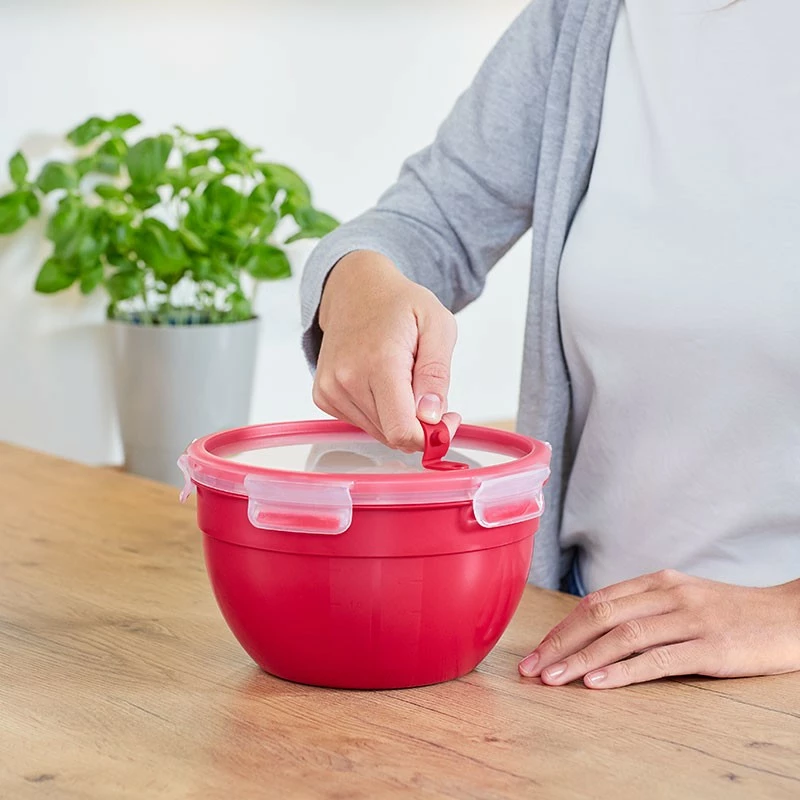 Enë mikrovale Emsa N1060600, plastike, e kuqe