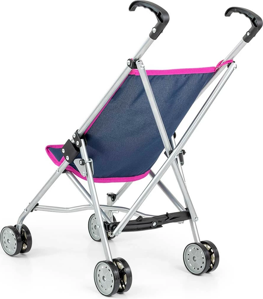 Karrocë lodër për kukulla Milly Mally Julia Prestige Navy, për vajza, 54x27x51 cm, blu e errët