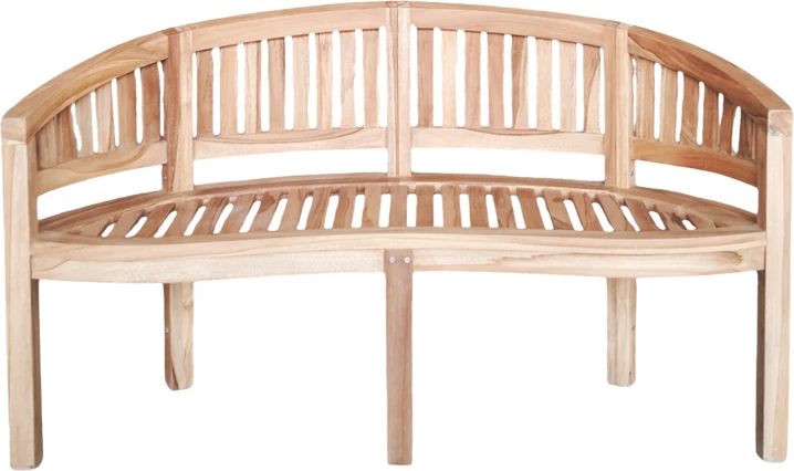 Divan treshe Coren, dru tik natyral, 150x61x87cm