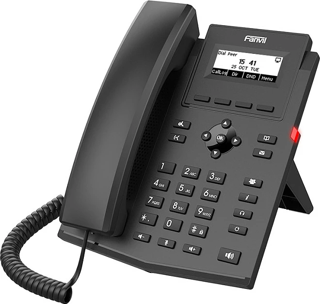 Telefon IP Fanvil X301W, 2 linja SIP, Wi-Fi, ekran 2.3 inç, i zi