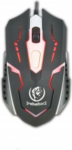 Set gaming tastierë dhe maus Rebeltec OPPRESSOR, me ndriçim, USB, e zezë/argjendtë