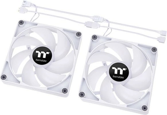 Ventilator kase Thermaltake CT120 ARGB 12cm 2Pack Snow, i bardhë
