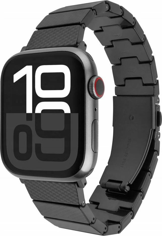 Rrip Smartwatch Fixed Resin për Apple Watch 38/40/41 mm, karbon i zi