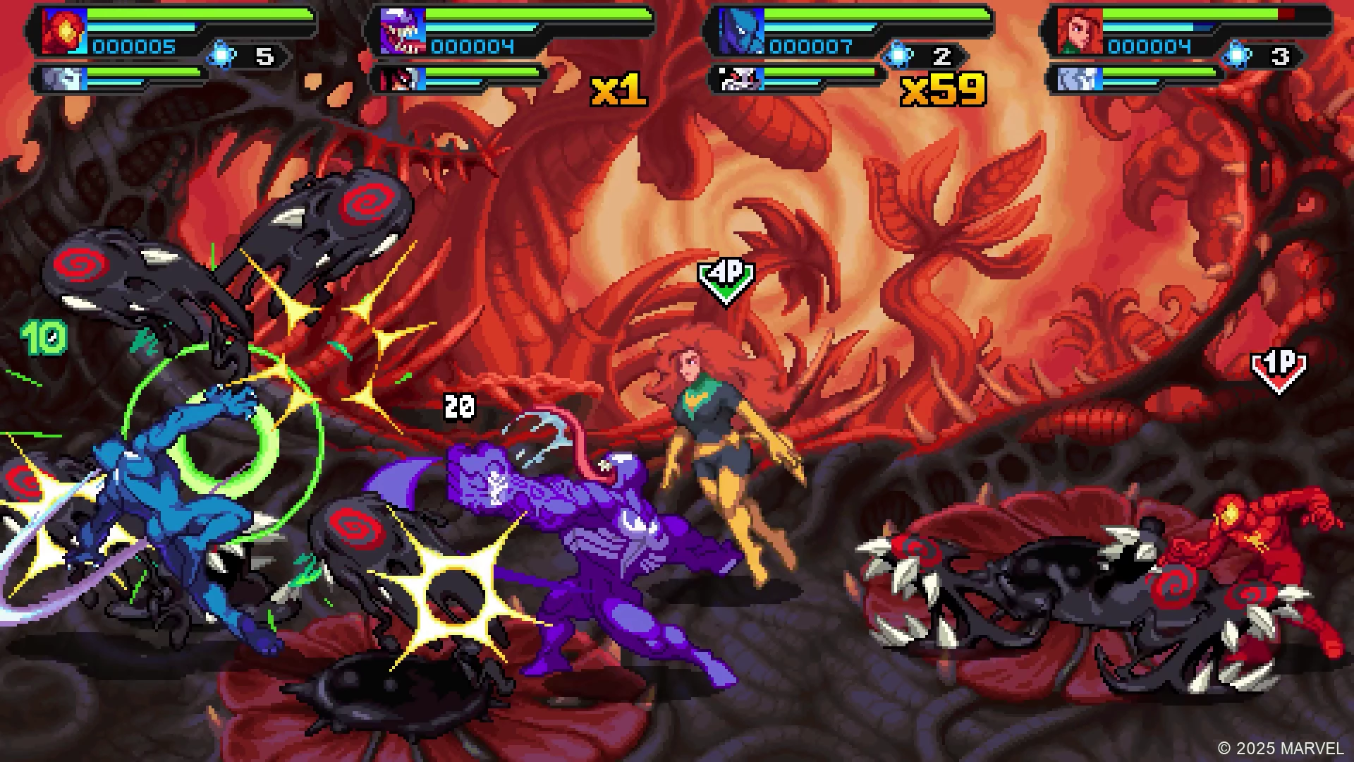 Lojë Dotemu Marvel Cosmic Invasion për Nintendo Switch 2, PEGI 12