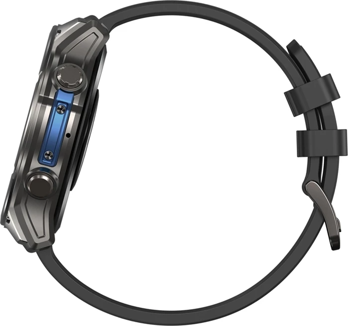 Smartwatch, Zeblaze, Vibe 8 Abyss, 1.43\" AMOLED Always-on, thirrje me Bluetooth, MIL-STD 810H, IP69K/5 ATM, 500 mAh, e zezë