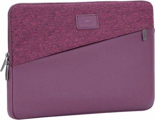 çantë laptopi RIVACASE 7903, 13.3", xhep me zinxhir, lëkurë artificiale, e kuqe